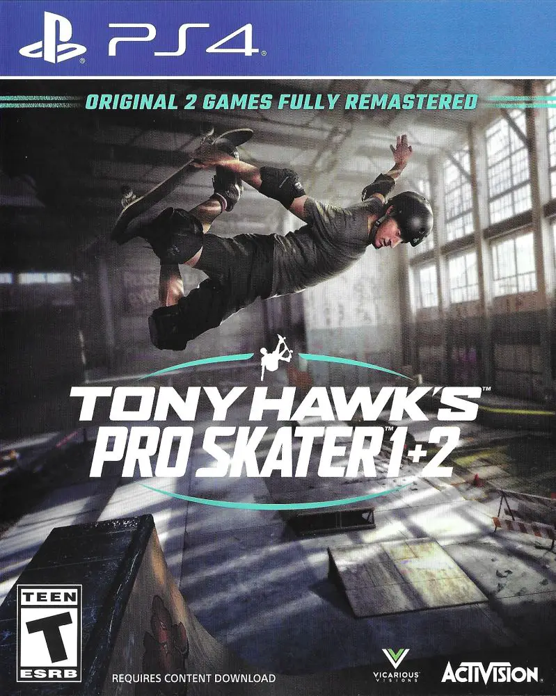 Capa de Tony Hawk's Pro Skater 1 + 2