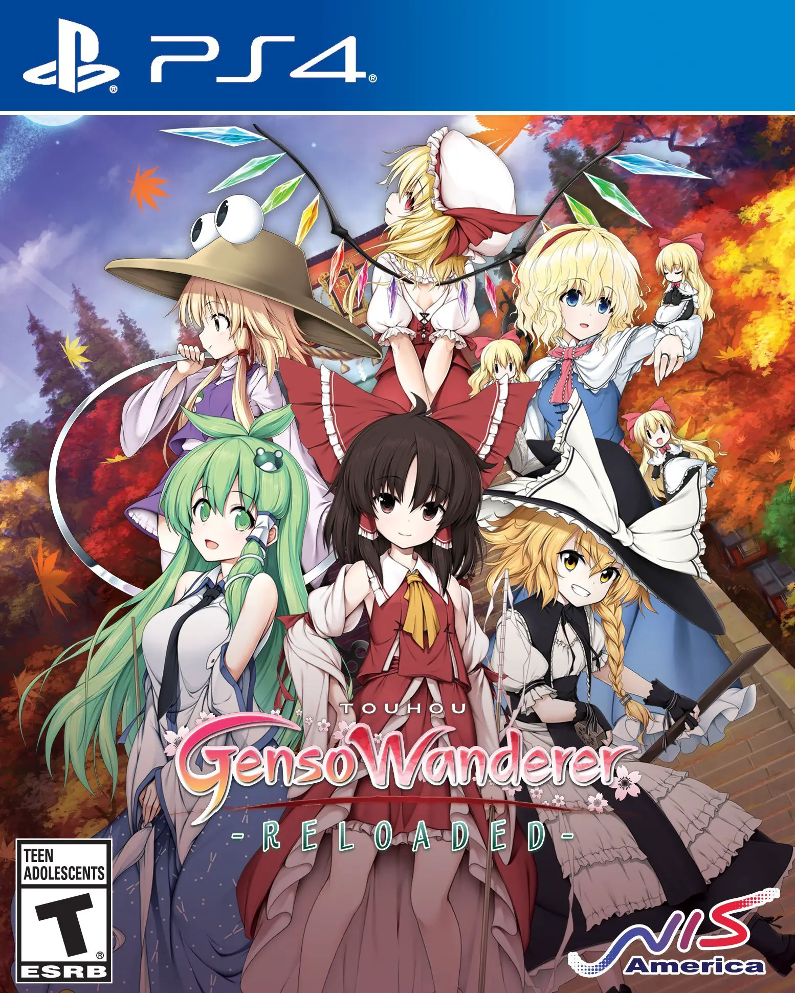 Capa de Touhou Genso Wanderer Reloaded