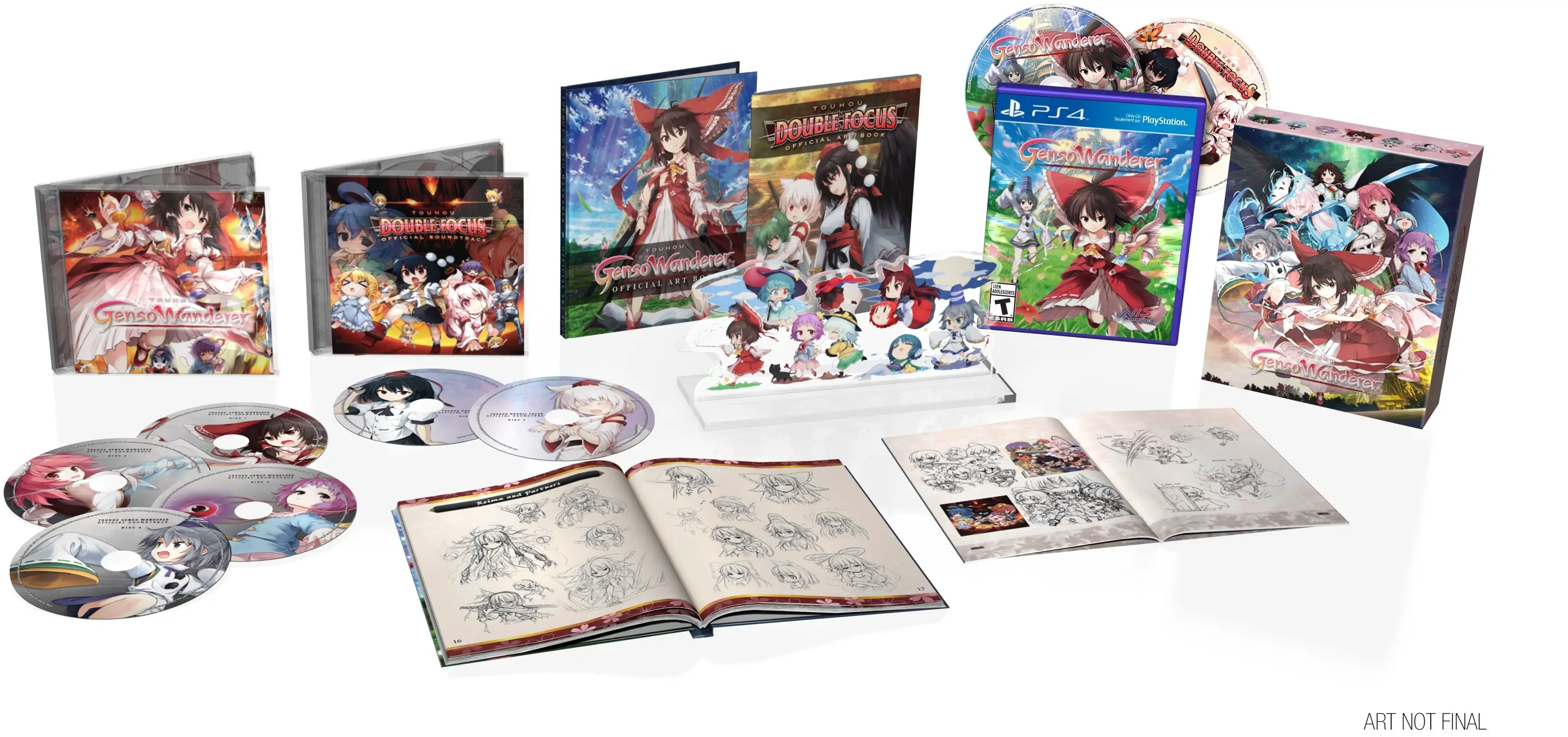 Capa de Touhou Genso Wanderer & Touhou Double Focus [Limited Edition]