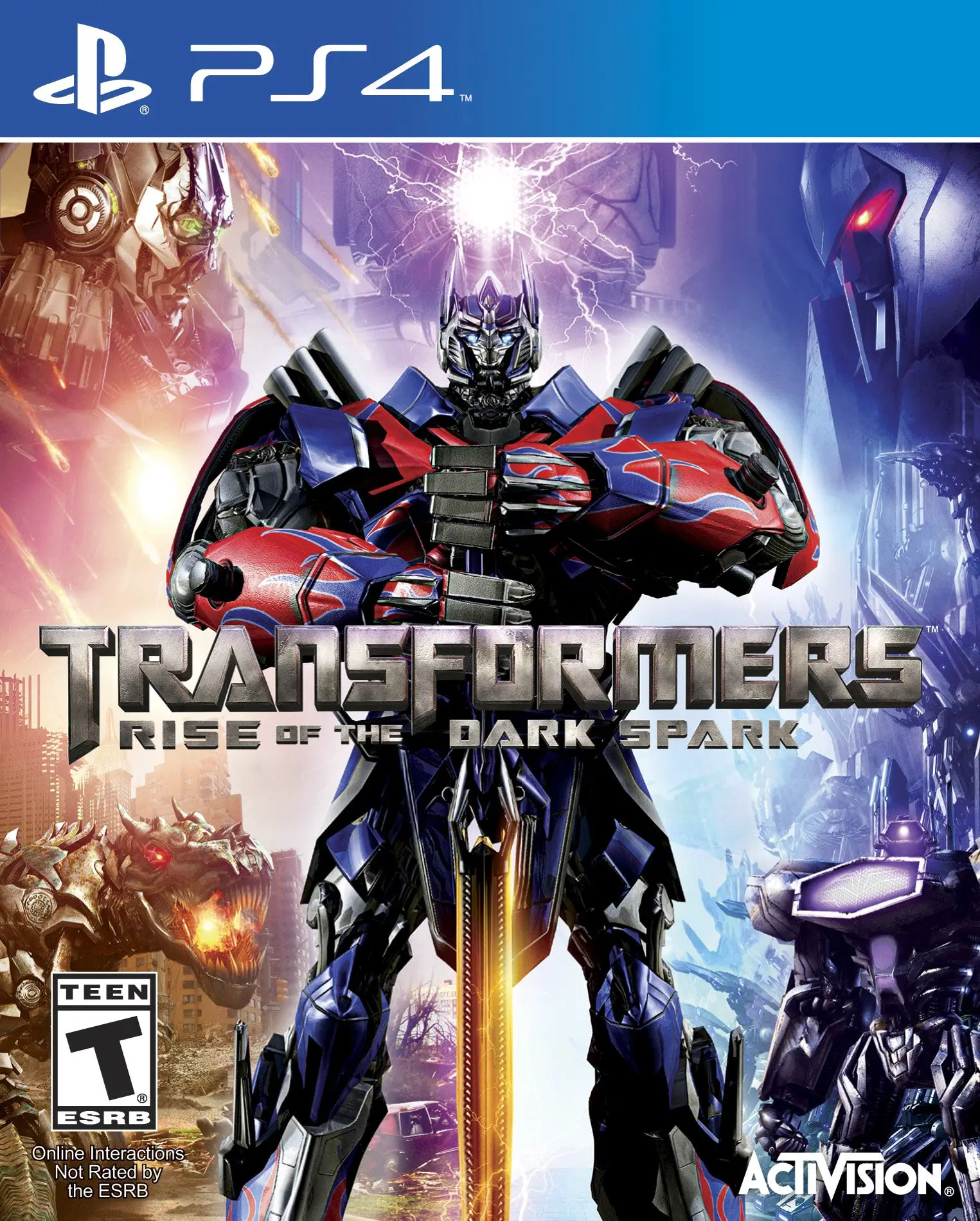 Capa de Transformers: Rise of the Dark Spark