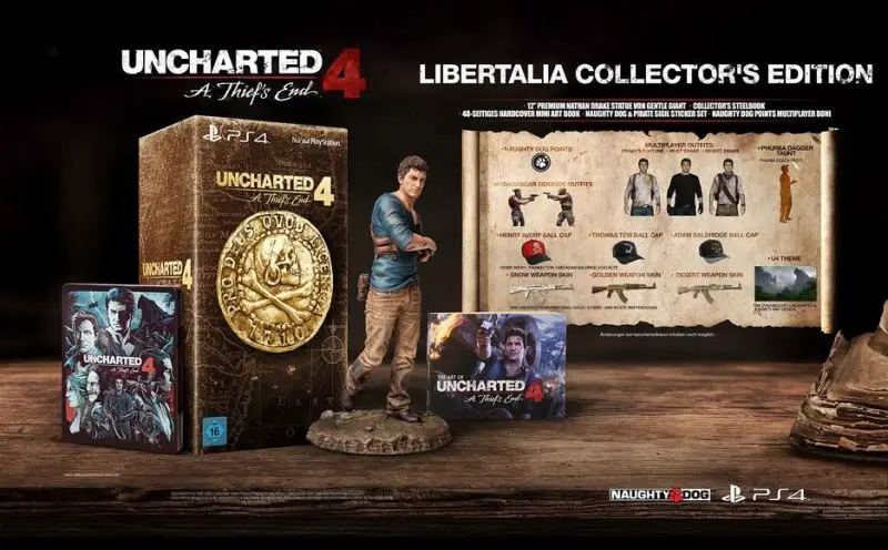 Capa de Uncharted 4: A Thief's End [Libertalia Collector's Edition]