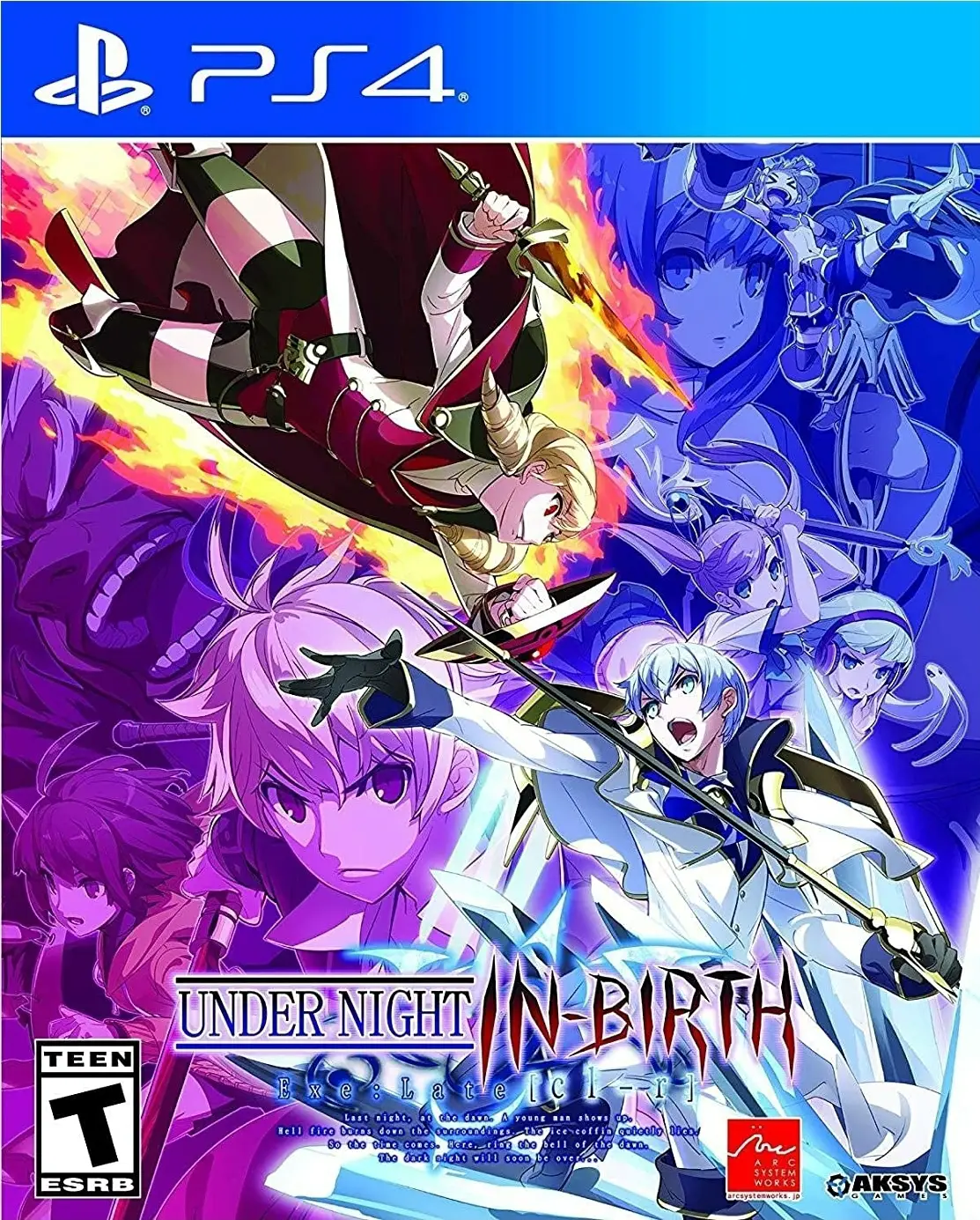 Capa de Under Night In-Birth Exe: Late[Cl-R] Collectors Edition