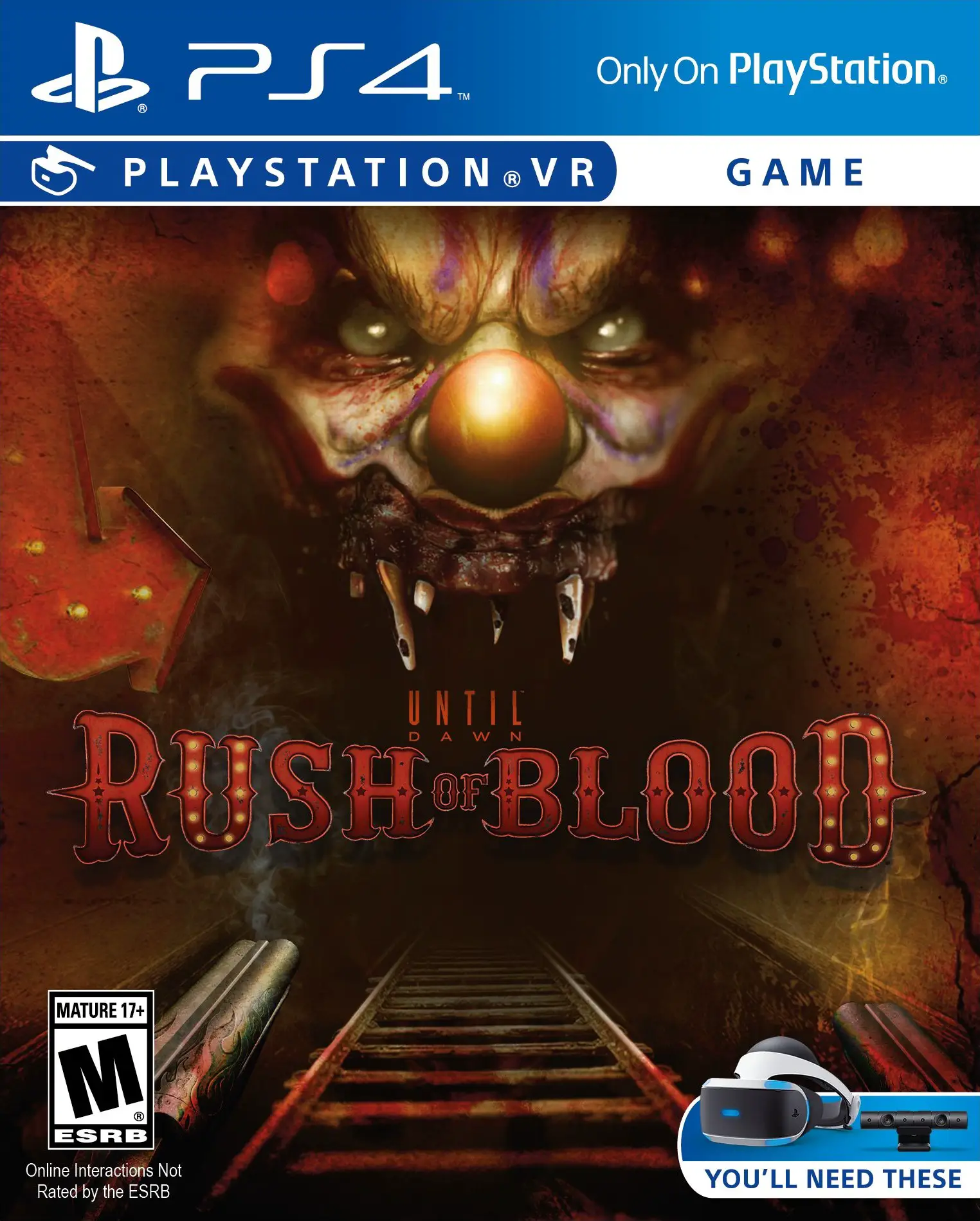Capa de Until Dawn: Rush of Blood