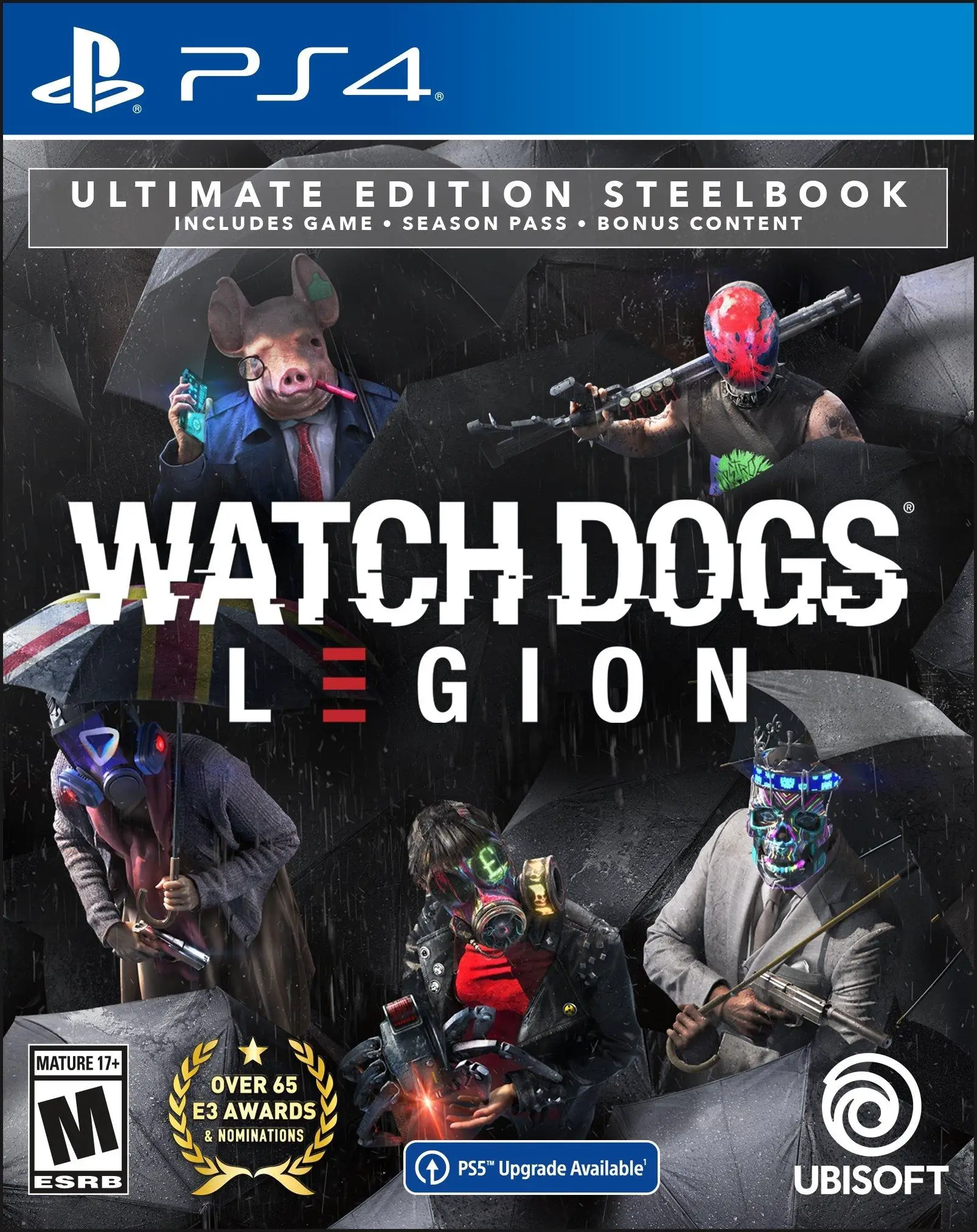 Capa de Watch Dogs Legion: Ultimate Edition Steelbook