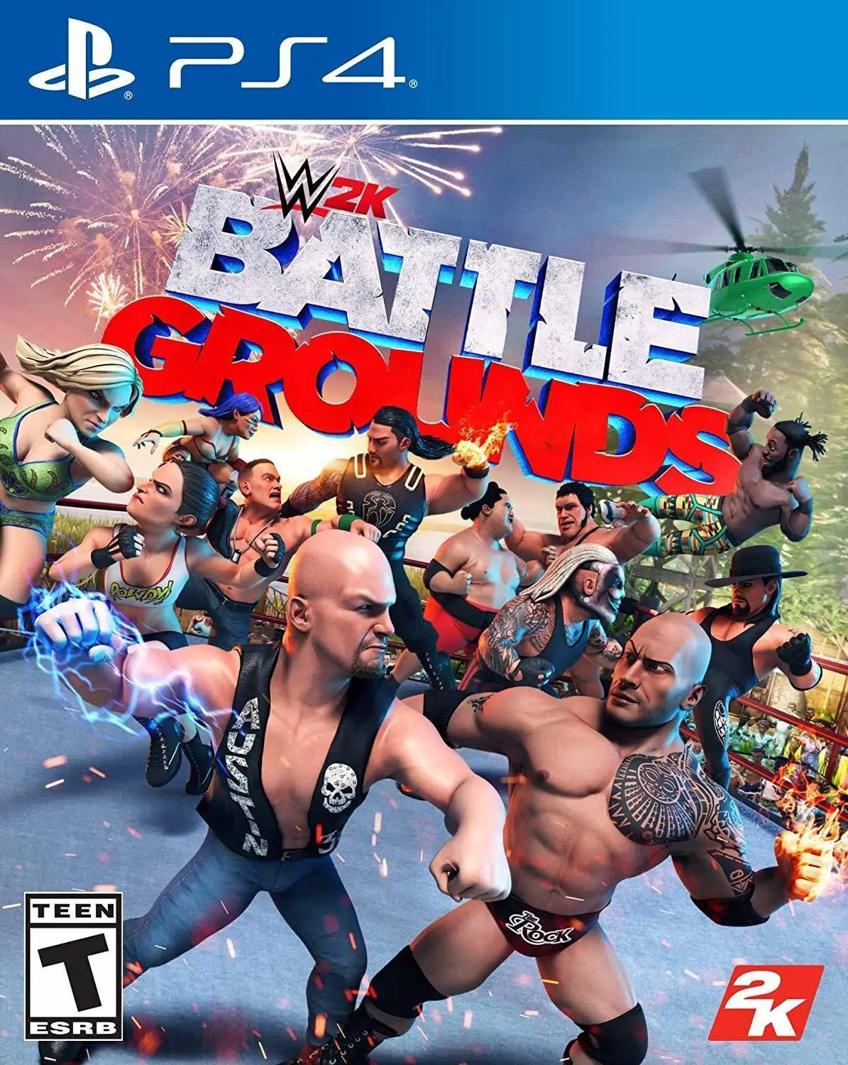 Capa de WWE 2K Battlegrounds