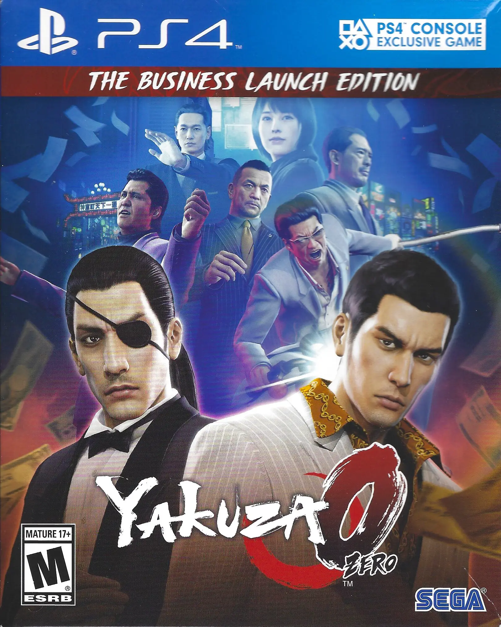 Capa de Yakuza 0 [The Business Launch Edition]