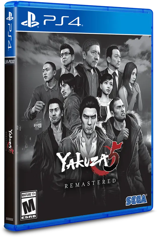 Capa de Yakuza 5 Remastered