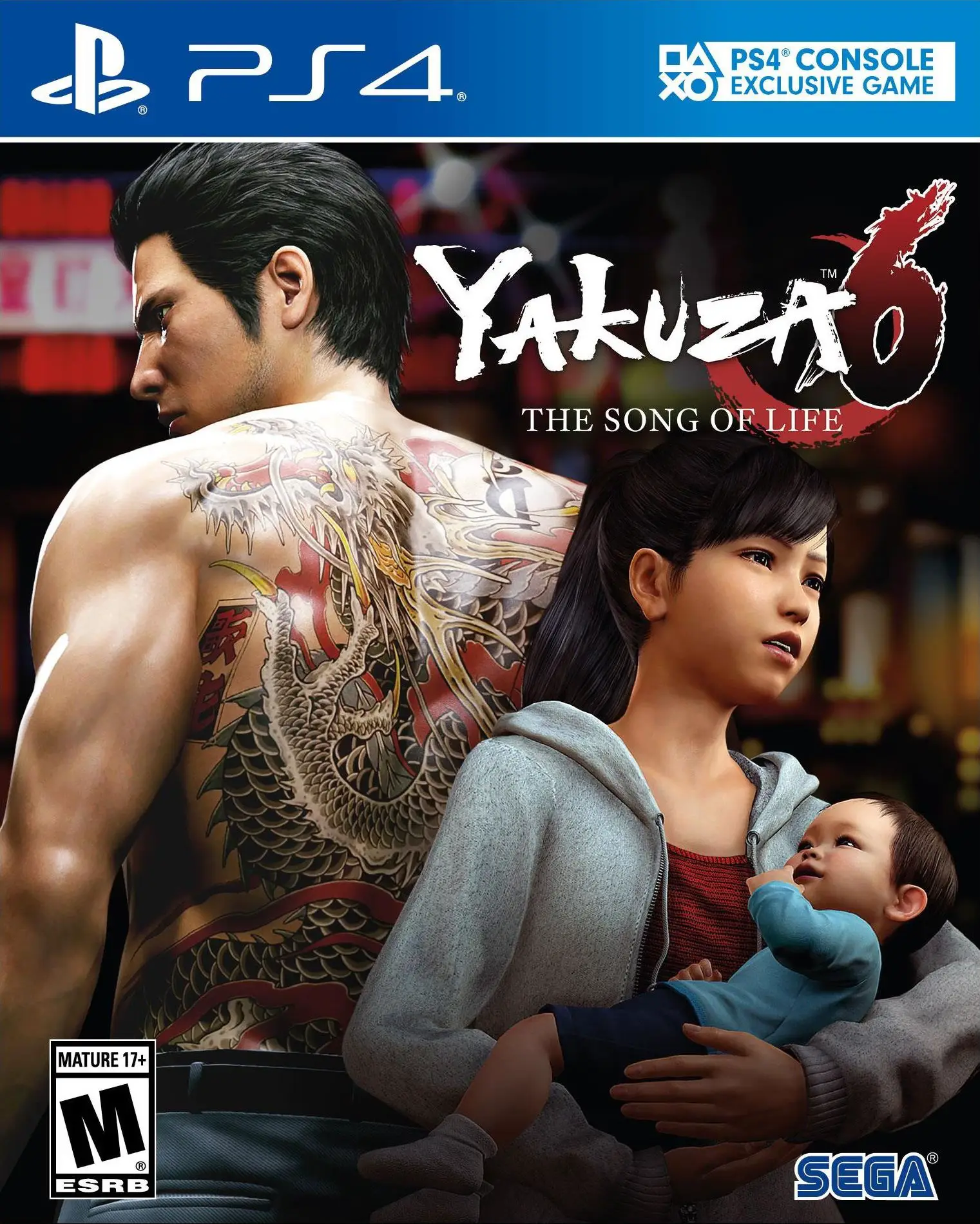 Capa de Yakuza 6: The Song of Life