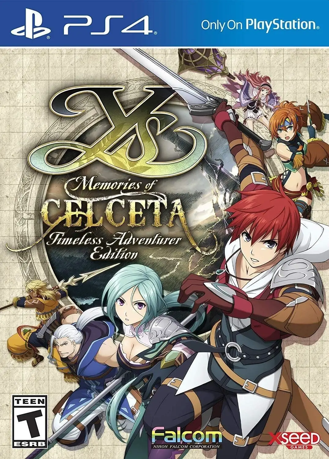 Capa de Ys Memories of Celceta [Timeless Adventurer Edition]