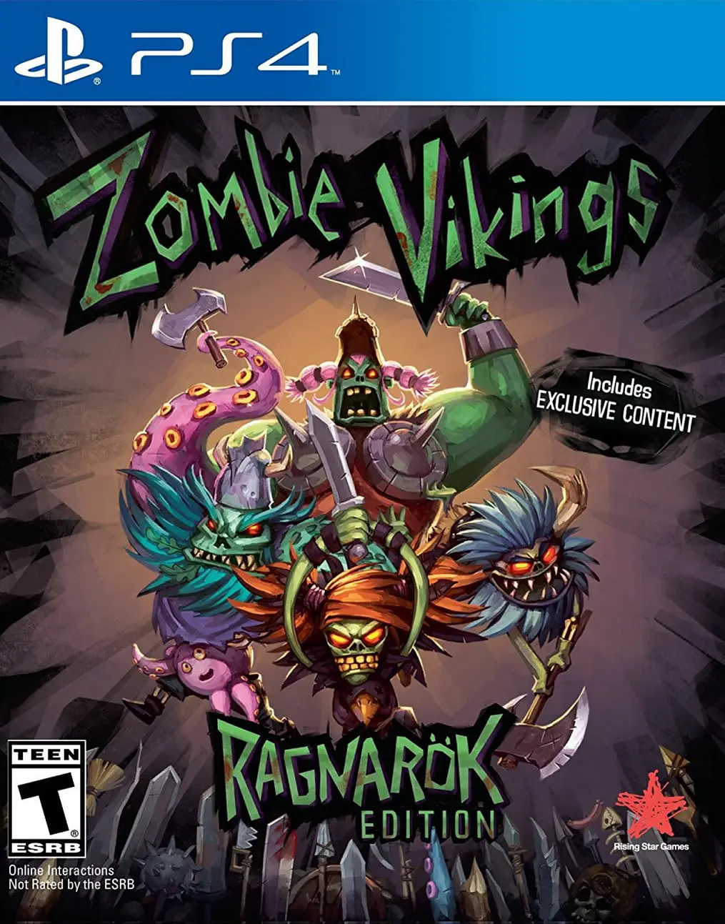 Capa de Zombie Vikings