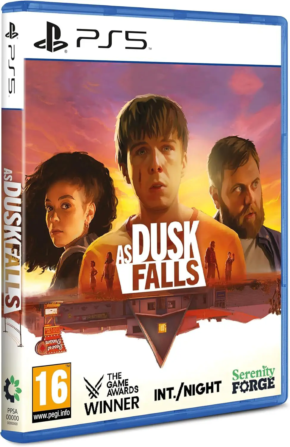 Capa de As Dusk Falls