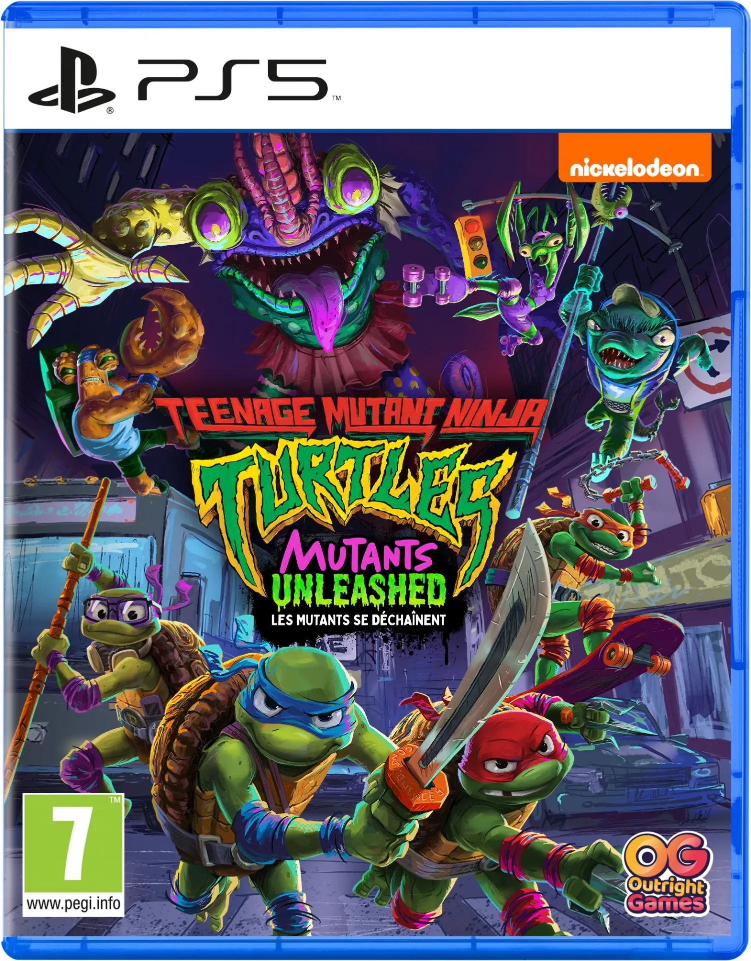 Capa de TMNT: Mutants Unleashed