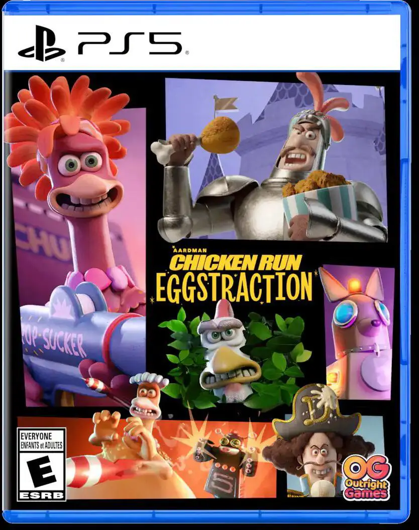Capa de Chicken Run: Eggstraction