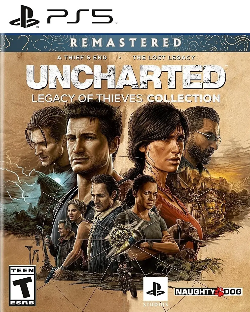 Capa de Uncharted: Legacy of Thieves Collection