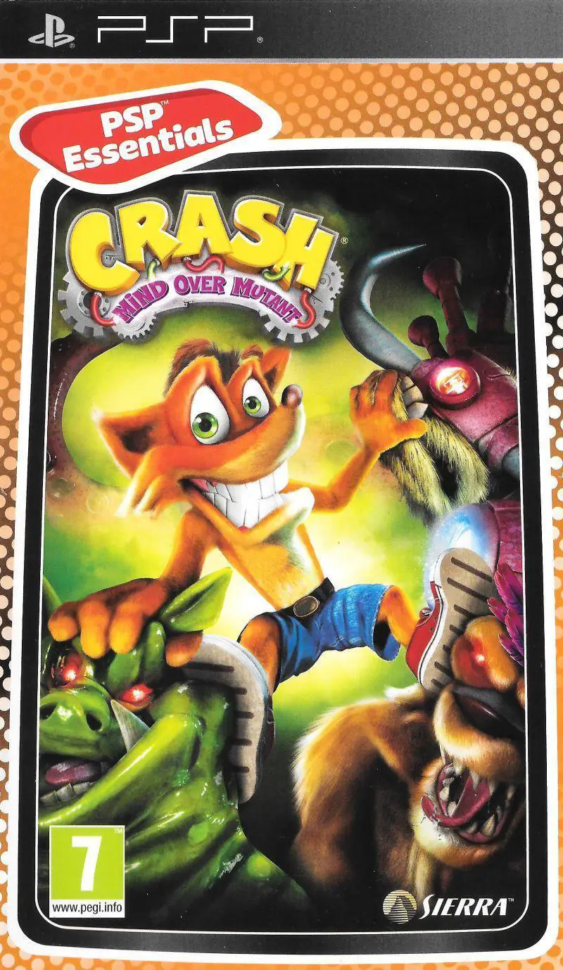 Capa de Crash: Mind Over Mutant [PSP Essentials]