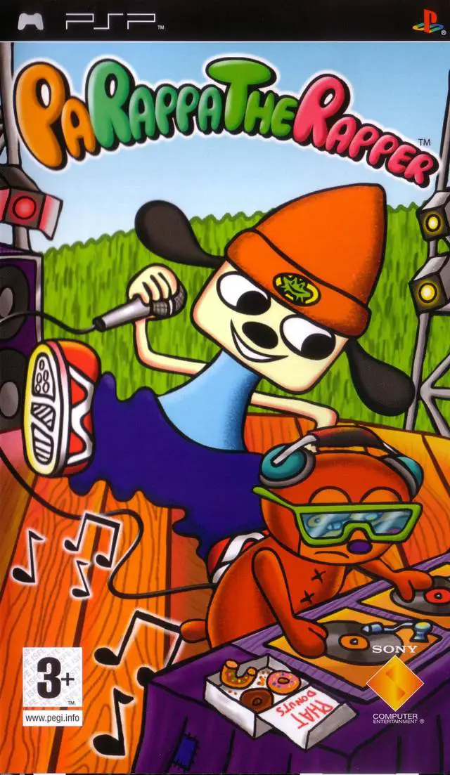 Capa de PaRappa the Rapper