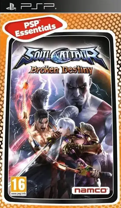 Capa de Soul Calibur: Broken Destiny [PSP Essentials]