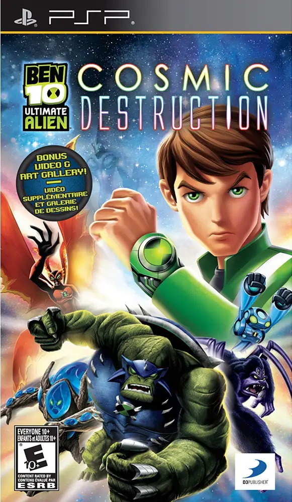 Capa de Ben 10 Ultimate Alien: Cosmic Destruction