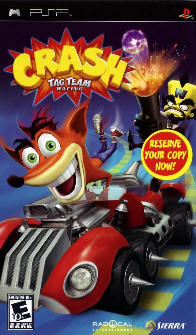 Capa de Crash Tag Team Racing