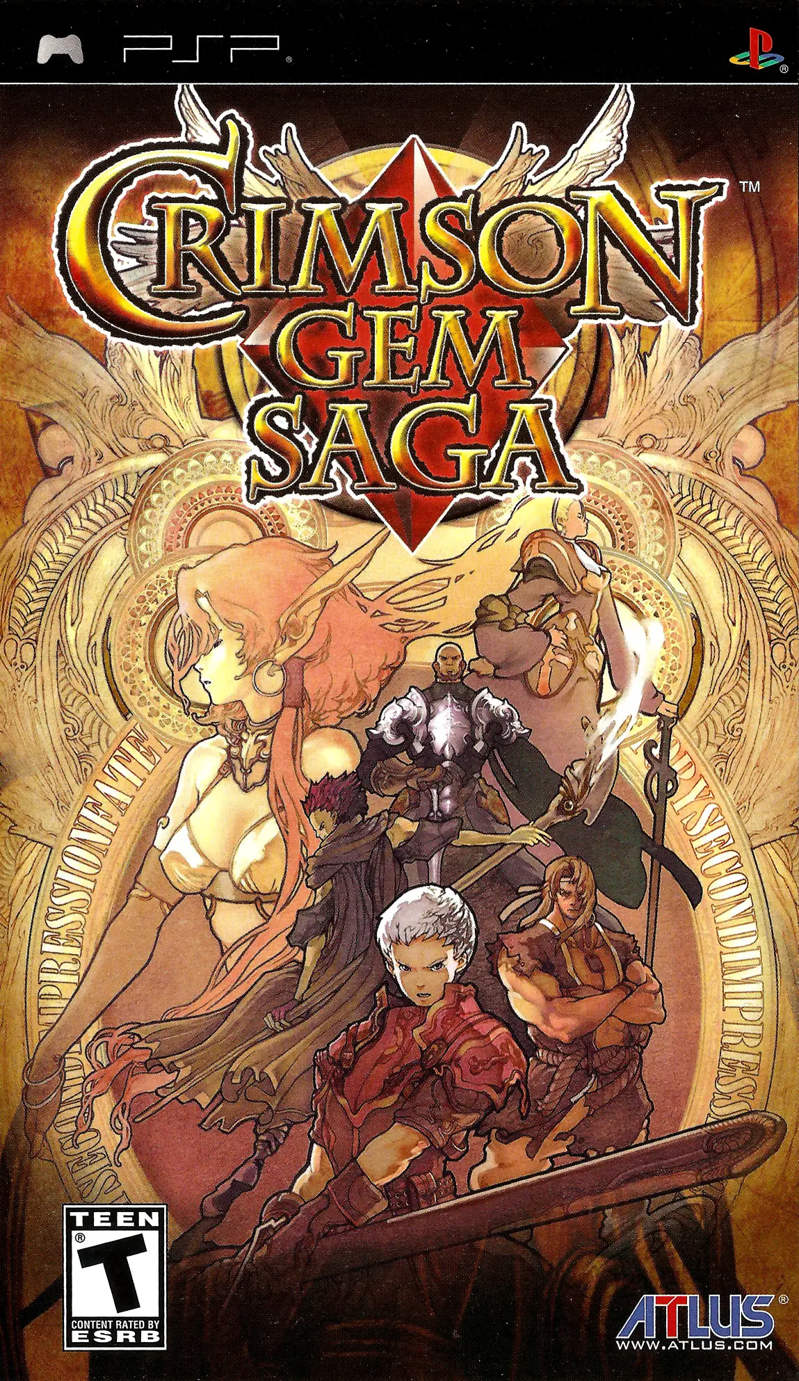 Capa de Crimson Gem Saga