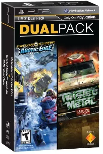 Capa de Dual Pack: Motorstorm Arctic Edge/ Twisted Metal Head On