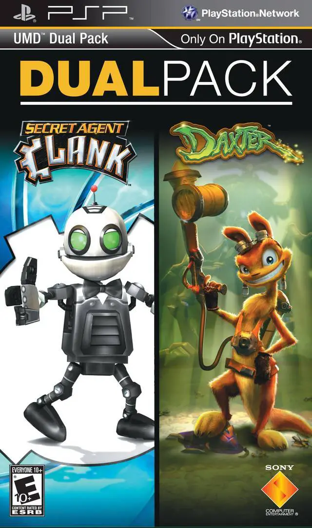 Capa de Dual Pack: Secret Agent Clank / Daxter
