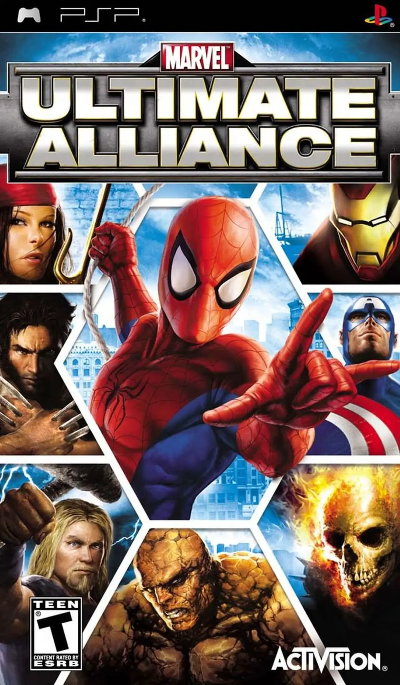 Capa de Marvel: Ultimate Alliance
