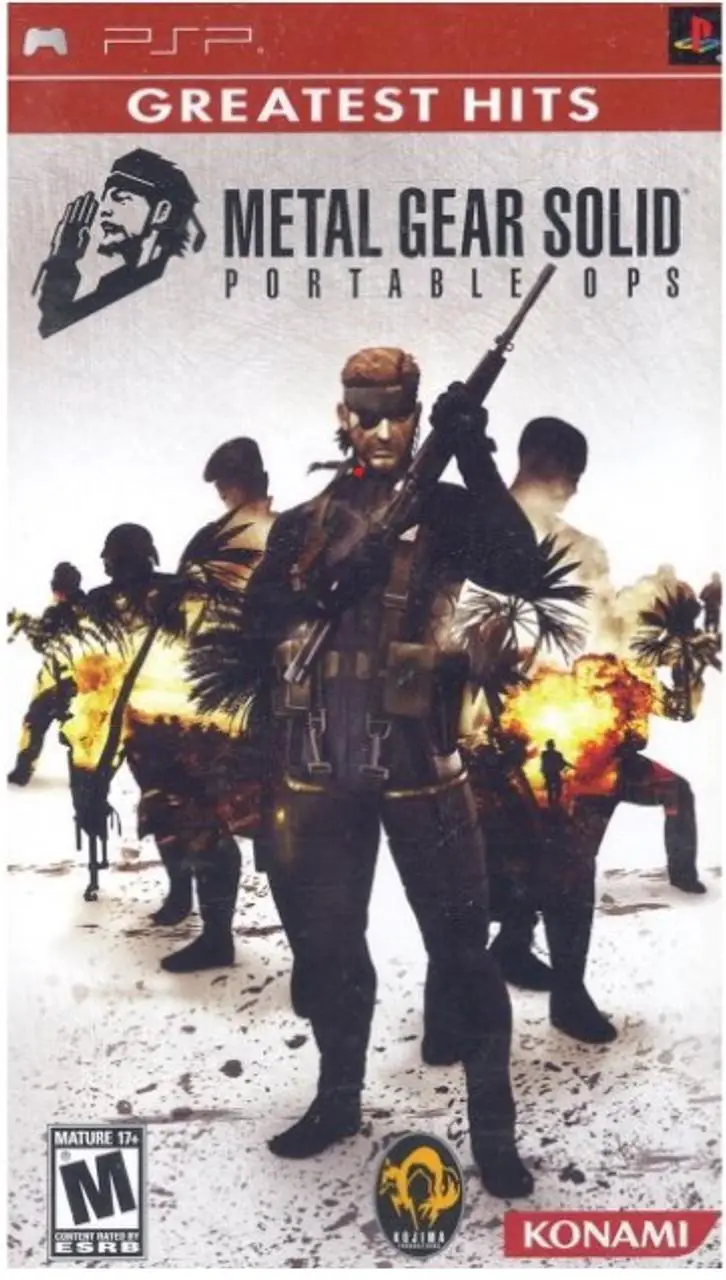 Capa de Metal Gear Solid: Portable Ops [Greatest Hits]
