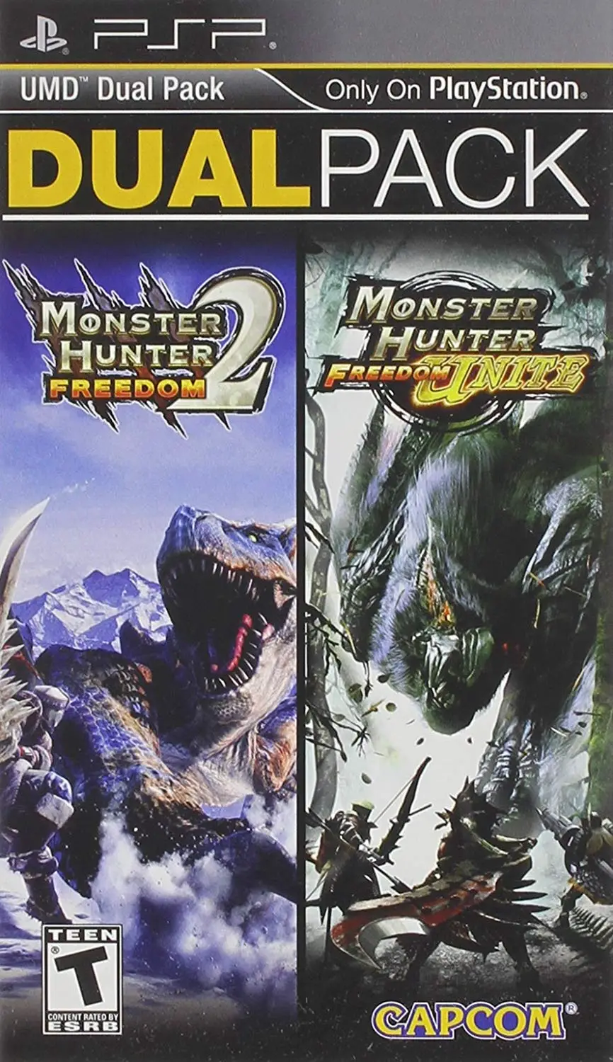Capa de Monster Hunter Freedom 2 + Monster Hunter Freedom Unite UMD Dual Pack