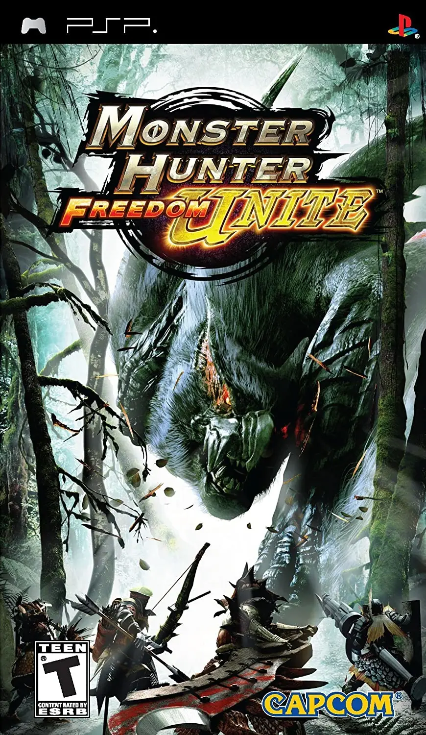 Capa de Monster Hunter Freedom Unite
