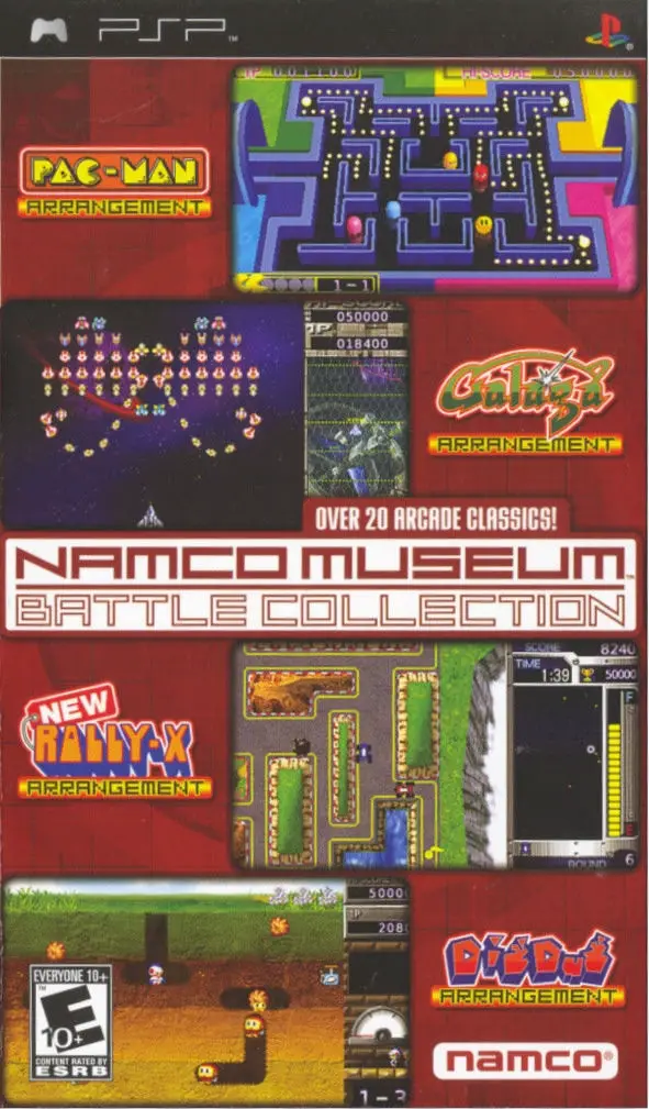 Capa de Namco Museum Battle Collection
