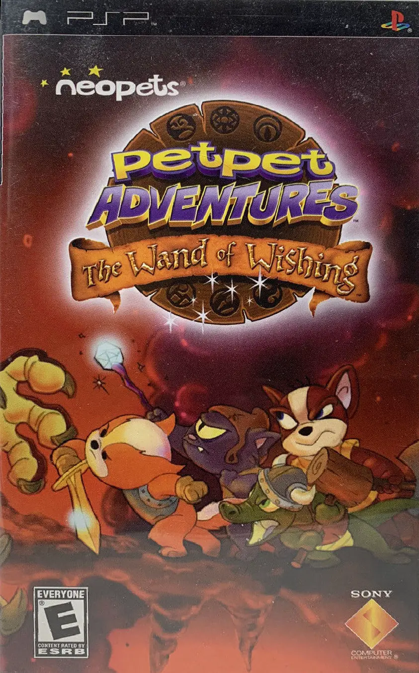 Capa de Neopets Petpet Adventures: The Wand of Wishing
