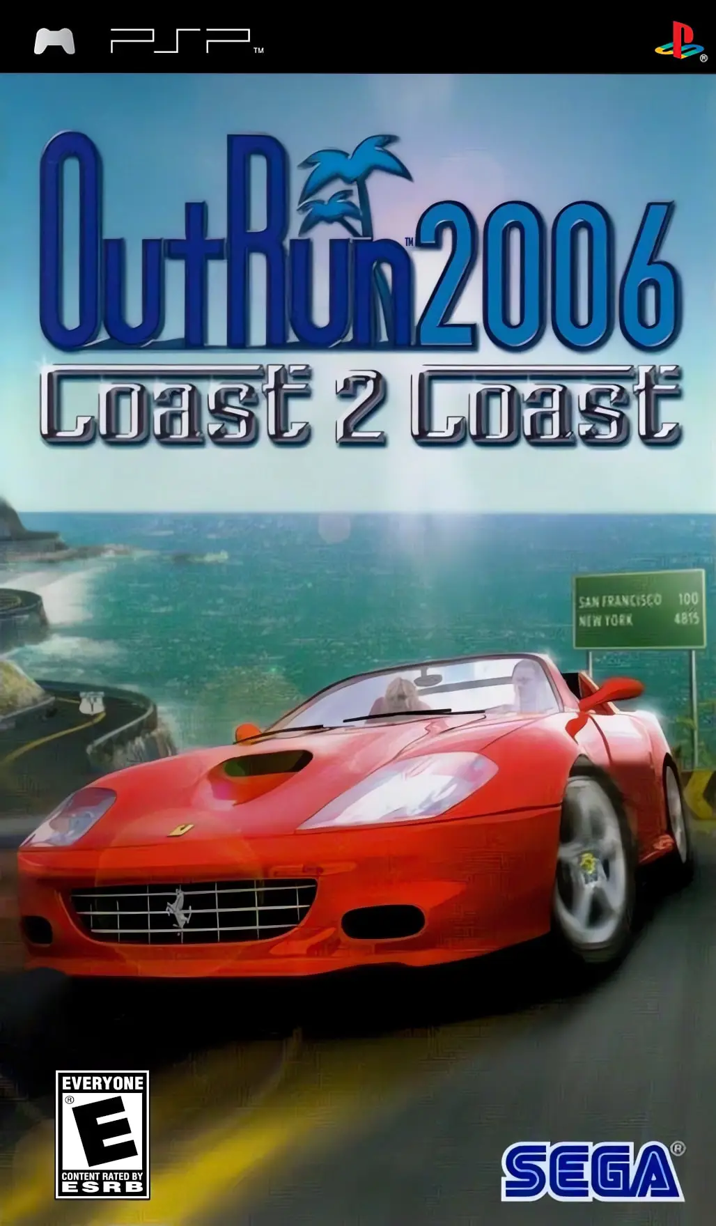 Capa de OutRun 2006: Coast 2 Coast