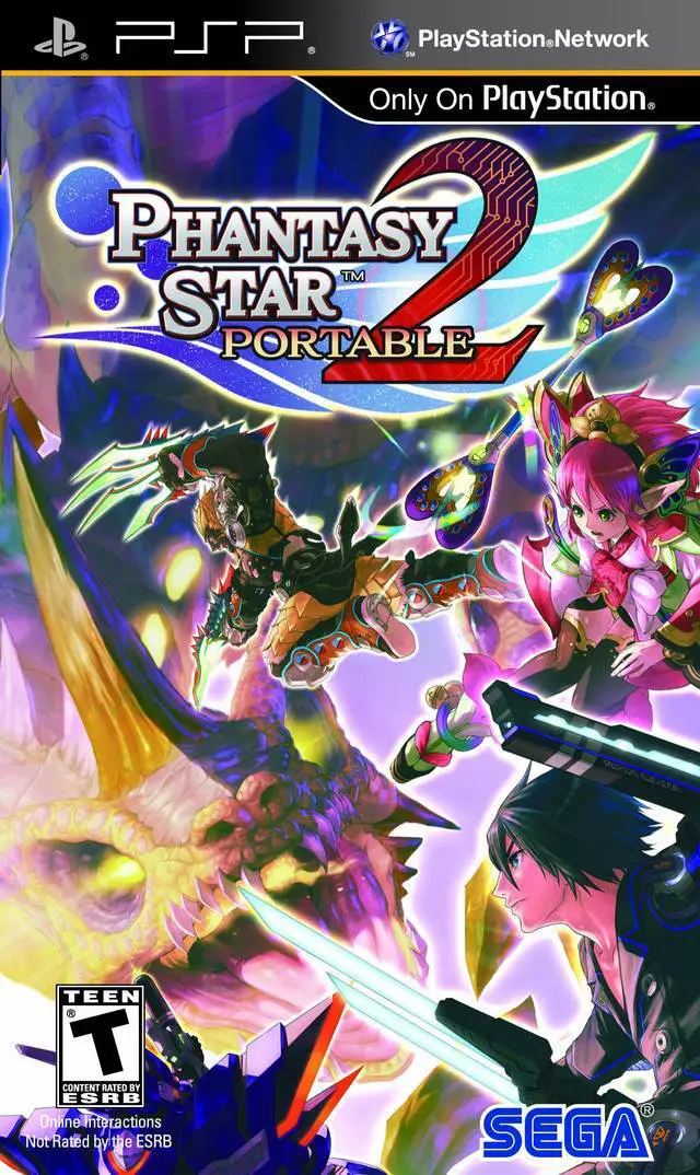 Capa de Phantasy Star Portable 2