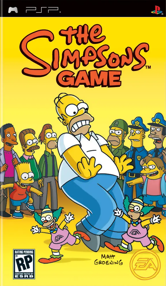 Capa de Simpsons Game
