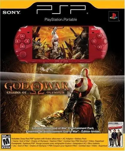 Capa de Sony PSP-2000 [God of War Limited Edition]