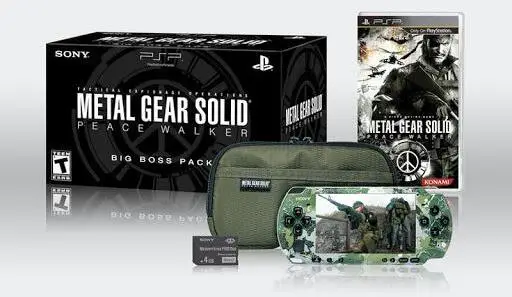Capa de Sony PSP-3000 [Metal Gear Big Boss Limited Edition]
