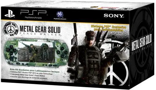 Capa de Sony PSP-3000 [Metal Gear Solid - Peace Walker Limited Edition]