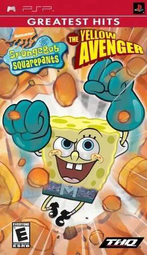 Capa de SpongeBob SquarePants: The Yellow Avenger [Greatest Hits]