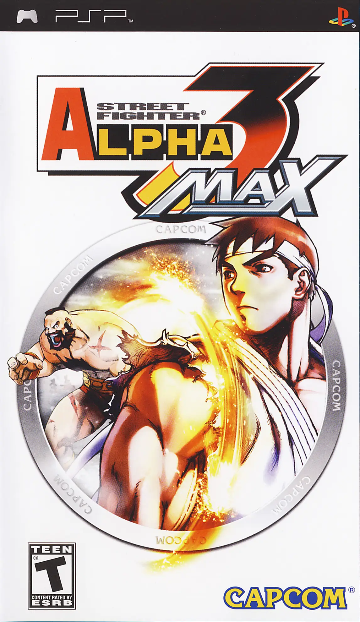 Capa de Street Fighter Alpha 3 MAX