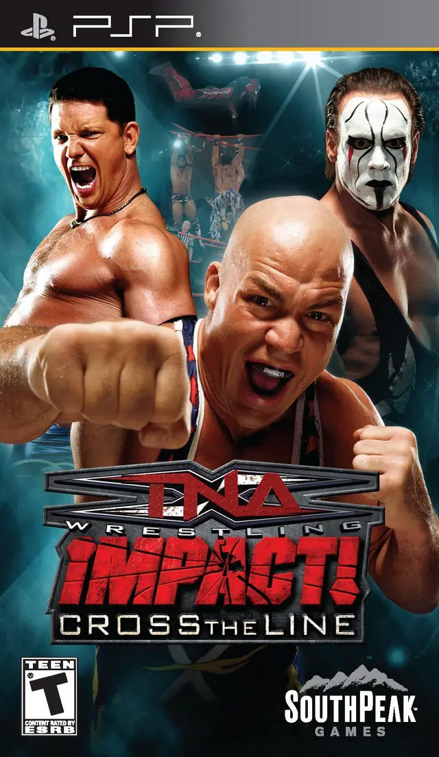 Capa de TNA iMPACT!: Cross the Line