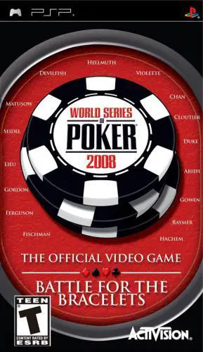Capa de World Series of Poker 2008: Battle for the Bracelets
