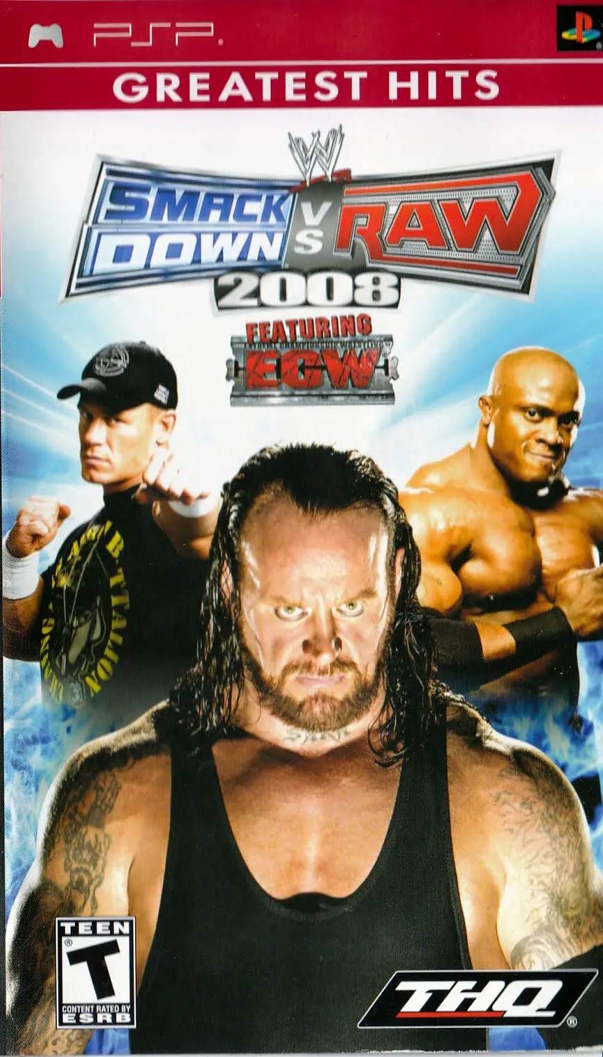 Capa de WWE Smackdown vs. Raw 2008 [Greatest Hits]