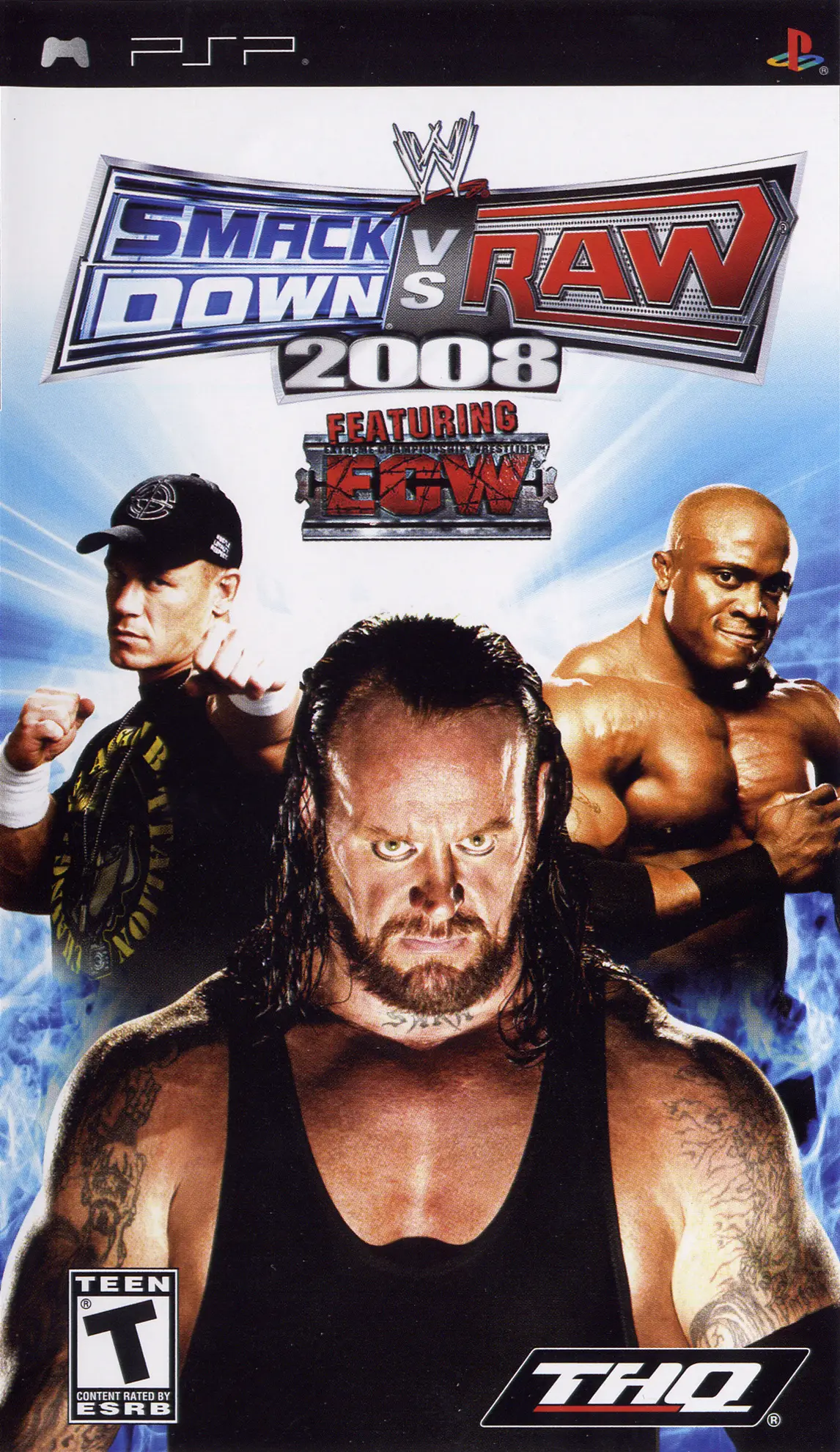 Capa de WWE SmackDown vs. Raw 2008
