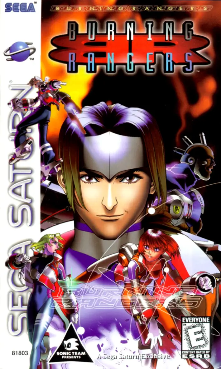 Capa de Burning Rangers