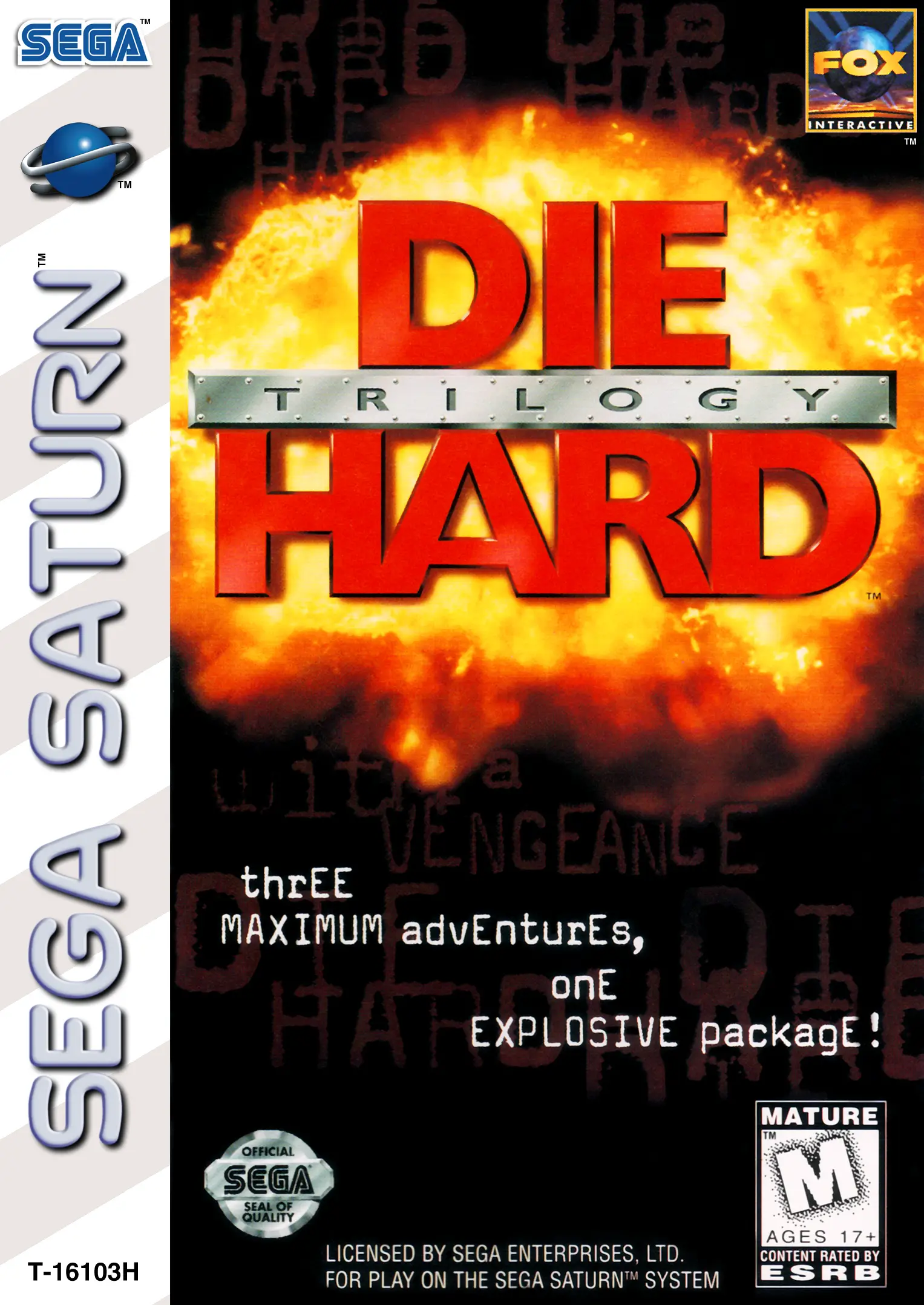 Capa de Die Hard Trilogy
