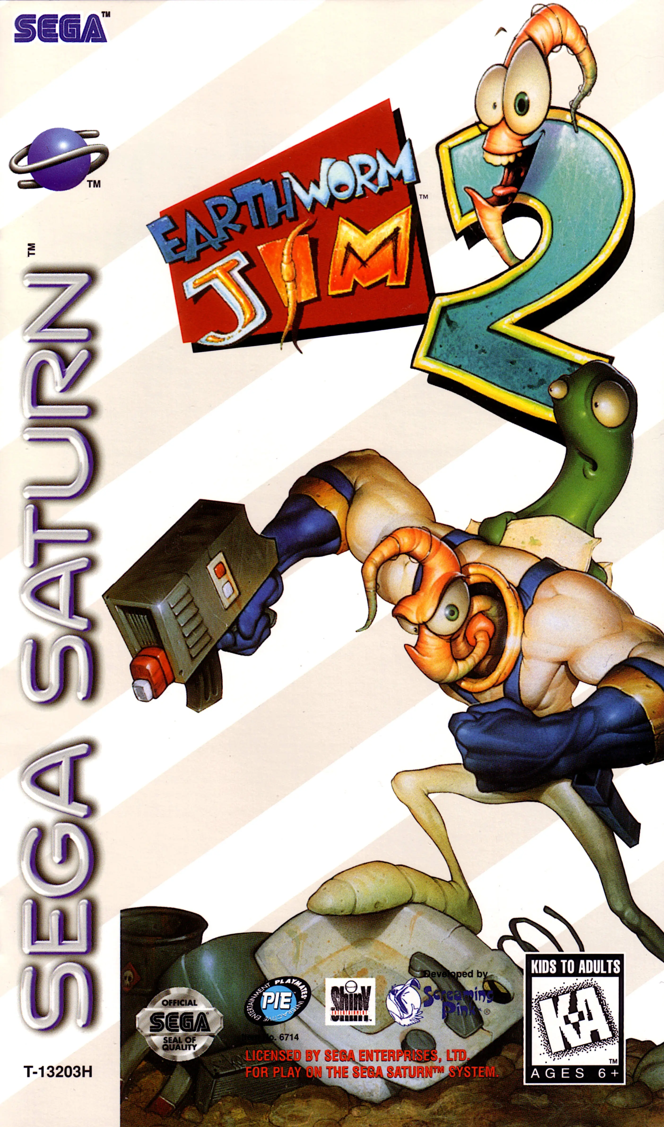 Capa de Earthworm Jim 2
