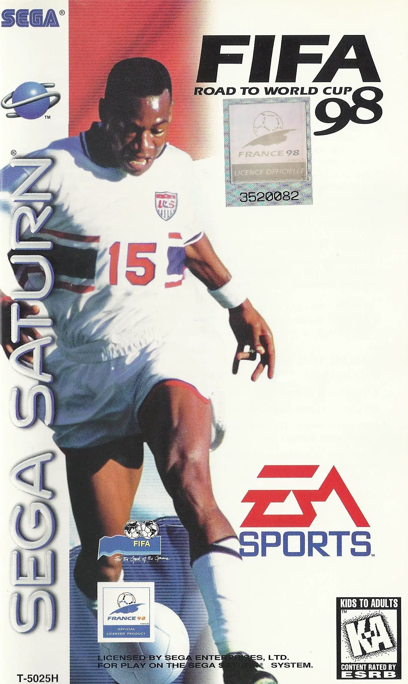 Capa de FIFA: Road to World Cup 98