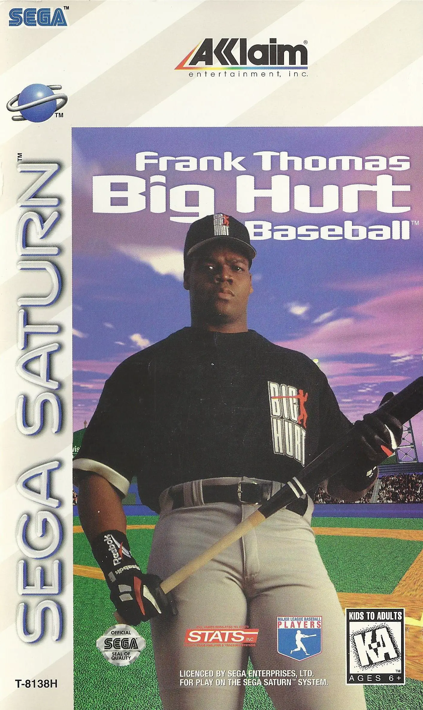 Capa de Frank Thomas' Big Hurt Baseball