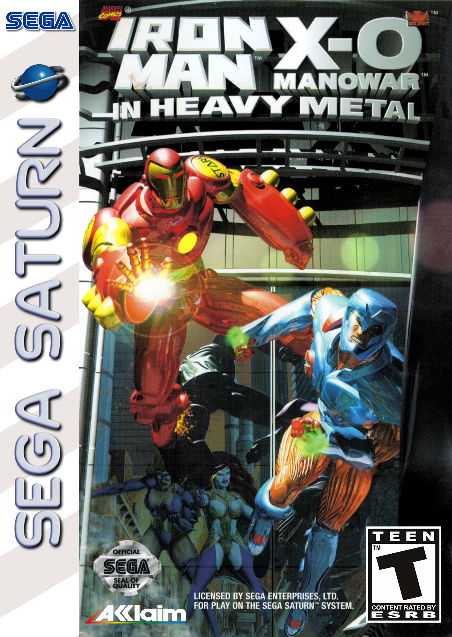 Capa de Iron Man / X-O Manowar in Heavy Metal